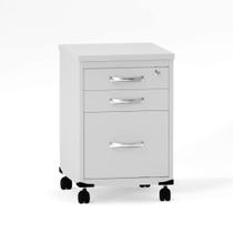 Gaveteiro Volante 03 Gavetas P25 Pandin 63 CM Cinza Gaveteiro Volante 03 Gavetas P25 Pandin 63 CM Cinza