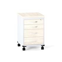 Gaveteiro Volante 04 Gavetas P25 Pandin 63 CM Casablanca e Cinza Gaveteiro Volante 04 Gavetas P25 Pandin 63 CM Casablanca e Cinza