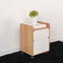 Gaveteiro Volante 2 Gavetas 40cm Home Office Flexus Artesano