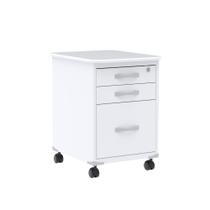 Gaveteiro Volante Com 03 Gavetas Maxxi Pandin Branco Gaveteiro Volante Com 03 Gavetas Maxxi Pandin Branco