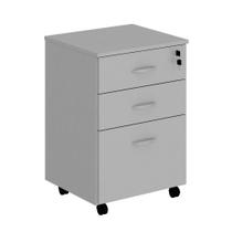 Gaveteiro Volante Incoflex Com 3 Gavetas Cinza Gaveteiro Volante Incoflex Com 3 Gavetas Cinza