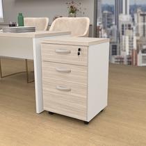 Gaveteiro Volante para Escritório 2 Gavetas e Gaveta para Pasta