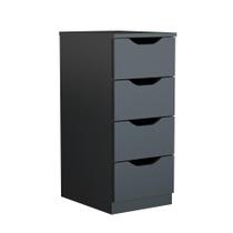 Gaveteiro Workspace 4 Gavetas Preto Gaveteiro Workspace 4 Gavetas Preto