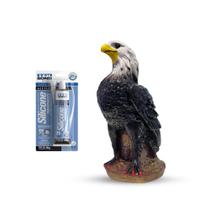 Gavião Espanta Pombo Em Gesso + Cola Silicone P/ Fixação - VÁRIAS VARIEDADES Gavião Espanta Pombo Em Gesso + Cola Silicone P/ Fixação - VÁRIAS VARIEDADES