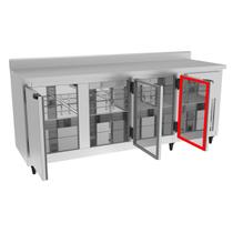 Gaxeta Balcão Refrigerado 1,85m Para Kofisa KBSC185 43x60 - ILPEA