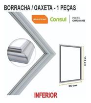 Gaxeta borracha inferior Brastemp e Consul W10223010 Original - Brastemp, Consul