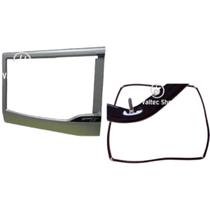 Gaxeta + Moldura Forno Gourmet Grill Fischer Cinza / Prata