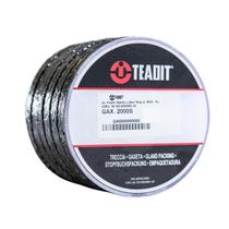 Gaxeta Teadit 2000S Grafite Flexível Quadrada 3/8 9,5mm 9,17m/kg 2kg Vedação Industrial Alta Temperatura Alta Pressão Resistência Química Gaxeta Teadit 2000S Grafite Flexível Quadrada 3/8 9,5mm 9,17m/kg 2kg Vedação Industrial Alta Temperatura Alta Pressão Resistência Química