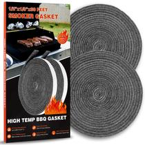Gaxetas para Defumador 9 m, 1,27 cm 0,32 cm, Alta Temperatura, Fita Autoadesiva de Feltro, Vedação para Churrasco e Grelha, Preto Gaxetas para Defumador 9 m, 1,27 cm 0,32 cm, Alta Temperatura, Fita Autoadesiva de Feltro, Vedação para Churrasco e Grelha, Preto