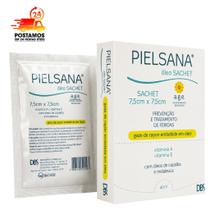 Gaze de Rayon Em Óleo Sachet Pielsana - 7,5CM X 7,5CM - CAIXA COM 24 UNIDADES
