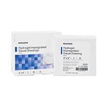 Gaze Dressing McKesson Hydrogel Sterile, pacote com 10 x 10 cm Gaze Dressing McKesson Hydrogel Sterile, pacote com 10 x 10 cm