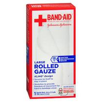 Gaze Enrolada Band-Aid Grande 1Cada por Band-Aid (Pacote com 4)