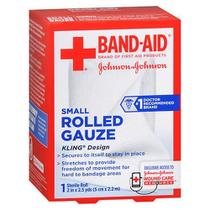 Gaze enrolada Band-Aid pequena 1 cada por Band-Aid (pacote com 4)