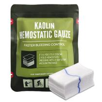 Gaze Hemostática De Caulim Para Trauma De Emergência, Dobrável Em Z, Solúvel, Para Kit De Primeiros