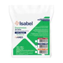 Gaze Hidrófila Isabel 13 Fios, Alta absorção, 100% algodão - Curativos, Limpeza De Pele Pct Nenhuma Avaliação Ainda 0 Vendidos Gaze Hidrófila Isabel 13 Fios, Alta absorção, 100% algodão - Curativos, Limpeza De Pele Pct Nenhuma Avaliação Ainda 0 Vendidos
