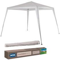 Gazebo 2,4x3m Rafia Branco Top para Lazer com Fácil Montagem