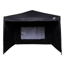 Gazebo 3x3 PC Preto + 3 Paredes Poliéster