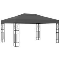 Gazebo Casafoyer 3m x 4m Tela Antracita con Estructura de Acero Gazebo Casafoyer 3m x 4m Tela Antracita con Estructura de Acero