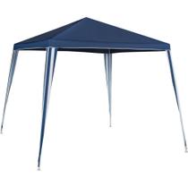 Gazebo de Poliéster Montável 300x300cm Azul Just Home Collection