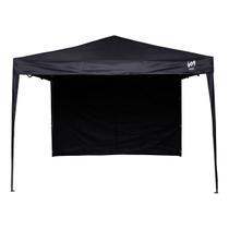 Gazebo Dobrável 3x3 Tendas Wild - Praia E Campo 1 Parede - Preto