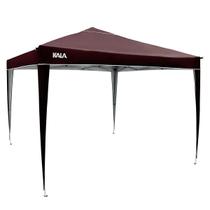Gazebo Dobrável Kala 3x3 3m X 3m X 2.5m - Marrom Gazebo Dobrável Kala 3x3 3m X 3m X 2.5m - Marrom