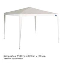 Gazebo Mor Rafia Branco 3X3M C/Sacola