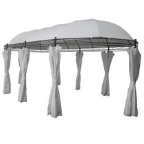 Gazebo Oval com Cortina