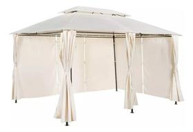 Gazebo Pergolado Tenda Com Cortina 400x300cm - Florida