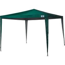 Gazebo Poliester Oxford Verde com Silvercoating 3m x 3m Gazebo Poliester Oxford Verde com Silvercoating 3m x 3m