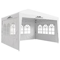 Gazebo Sanfonado Uso Externo 3x3 + 3 Cortinas Laterais + Bolsa 4 Cordas E 8 Estacas P/ Solo Gazebo Sanfonado Uso Externo 3x3 + 3 Cortinas Laterais + Bolsa 4 Cordas E 8 Estacas P/ Solo
