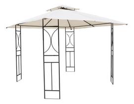 Gazebo Tenda Pergolado Aço Branco Impermeável 3x3m - Premium