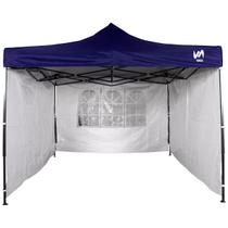 Gazebo Tendas Wild 3x3 Articulado Em Aço 3 Paredes De Lona