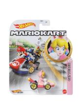 Gbg25 hot wheels mario kart carrinhos princess cat peach grn13 (42015