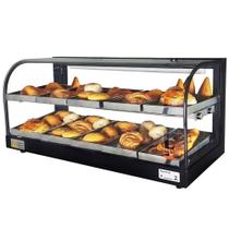 GD10 - Estufa Gama para salgados 10 bandejas Dupla Preta - 127V - Omega