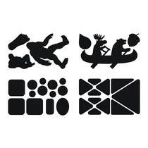 Gear Aid Tenacious Tape Gear Patches Outdoor Black (10895)