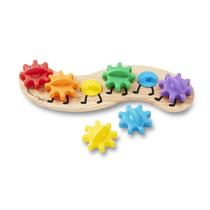 Gear Toy Melissa & Doug Rainbow Caterpillar para crianças Gear Toy Melissa & Doug Rainbow Caterpillar para crianças