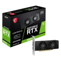 GeForce RTX 3050 6GB GDDR6 96bits - Low Profile - MSI LP OC - 912-V812-023