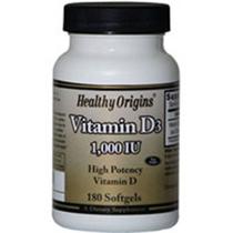 Géis macios de vitamina D3 180 da Healthy Origins (pacote com 6)