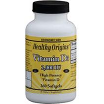 Géis macios de vitamina D3 360 da Healthy Origins (pacote com 2)