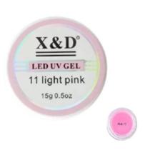 Gel Acrigel 11 Light Pink Led Uv X&D 15G Unha Em O Topp