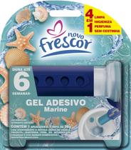Gel Adesivo Marine para Vaso Sanitário com Aplicador e Refil com 6 Aplicações - Novo Frescor