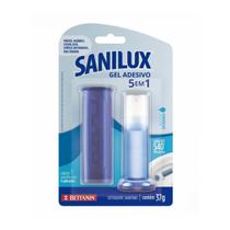 Gel Adesivo Para Sanitários Sanilux Brisa Do Oceano 5 em 1 Gel Adesivo Para Sanitários Sanilux Brisa Do Oceano 5 em 1