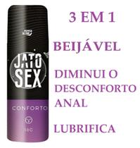 Gel anal beijavel lubrificante anal 3 em 1 jato sex 18g p.b