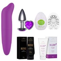 Gel Anestesico e Lubrificante Vibrador Ponto G Egg Plug Anal