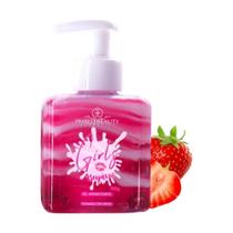 Gel aromatizante morango com creme phállebeauty 180g