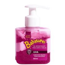 Gel aromatizante uva 180ml babasuper sp poderes aroma doce e sensação refrescante
