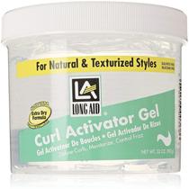 Gel Ativador de Cachos Long Aid para cabelos extra secos, tamanho: 32 oz
