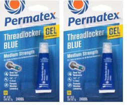 Gel azul de força média Threadlocker Permatex 24005 5g (x2)