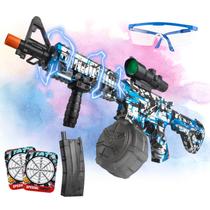 Gel Ball Blaster Herisona - Grande Alcance com Tambor Elétrico e 50.000 Cartuchos