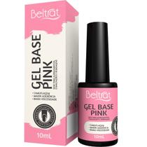 Gel base rosa pink beltrat blindagem e alongamento 10ml